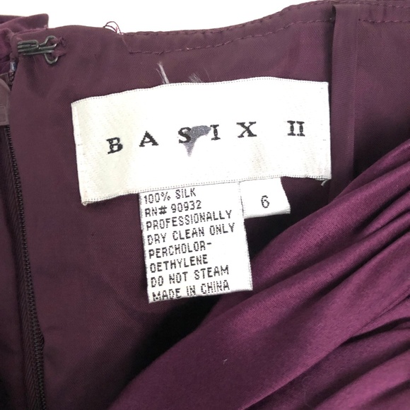 NWT Evening Dress Size 6 Purple Neimans Basix box 2 - Picture 7 of 8